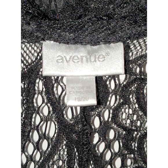 Avenue Women's Sleeveless Plus Top Whimsigoth Lace Witchy Fairy Core Y2K 18/20 - Picture 2 of 10